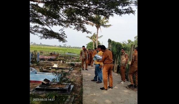 Cek Lokasi Peluasan Tempat Pemakaman Umum (TPU) Desa Pangkalan 